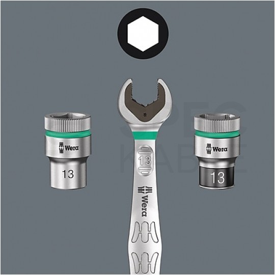 Zestaw kluczy nasadowych Zyklop 1/4" WERA