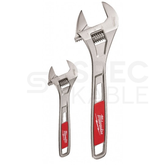 Zestaw kluczy nastawnych, szwedzkich: 6" 150mm + 8" 250mm MILWAUKEE