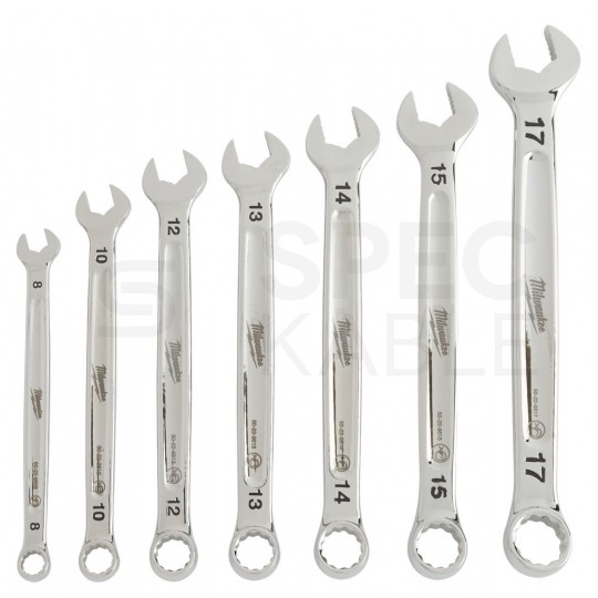 Zestaw kluczy płasko-oczkowych MAXBITE 7szt. 8-17mm MILWAUKEE