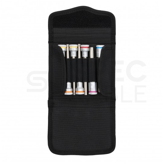 Zestaw kluczy rowerowych nasadowych imbus i TORX 7 elementów Bicycle Set 8 WERA