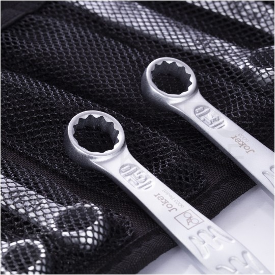 Zestaw kluczy rowerowych płaskich w rozmiarach od 6mm do 15mm w etui 12 elementów Bicycle Set 12 WERA