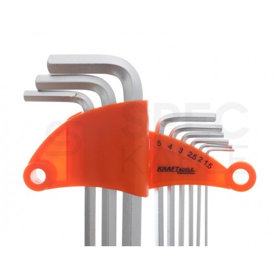 Zestaw kluczy Torx T10 - T50 + imbus 1,5mm - 10mm 18 sztuk Kraft&Dele