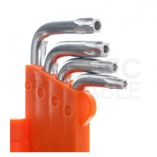 Zestaw kluczy Torx T10 - T50 + imbus 1,5mm - 10mm 18 sztuk Kraft&Dele