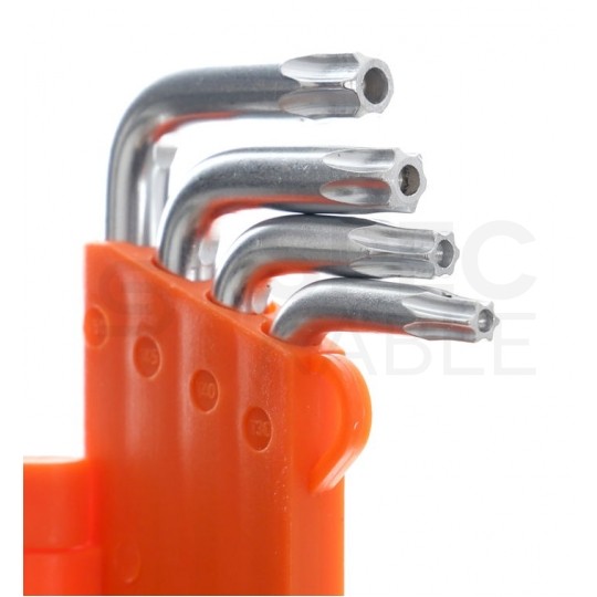 Zestaw kluczy Torx T10 - T50 + imbus 1,5mm - 10mm 18 sztuk Kraft&Dele