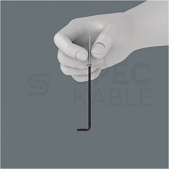 Zestaw kluczy torx trzpieniowych długich z funkcją przytrzymywania 9szt 8-40 kolor HF WERA