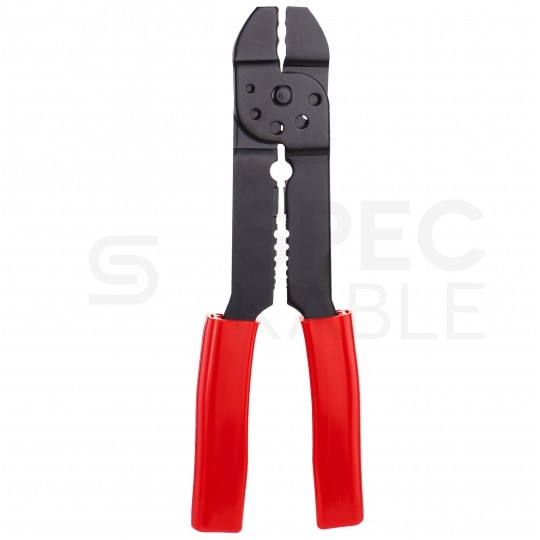 Zestaw końcówek kablowych izolowanych 0,5-6mm2 MIX konektorów 100szt w pudełku + zaciskarka 0,5-6mm2 ORNO