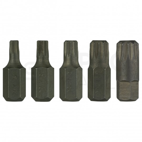 Zestaw końcówek wkrętakowych (torx, imbus, spline) 40 elementów + walizka MAR-POL