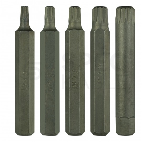 Zestaw końcówek wkrętakowych (torx, imbus, spline) 40 elementów + walizka MAR-POL