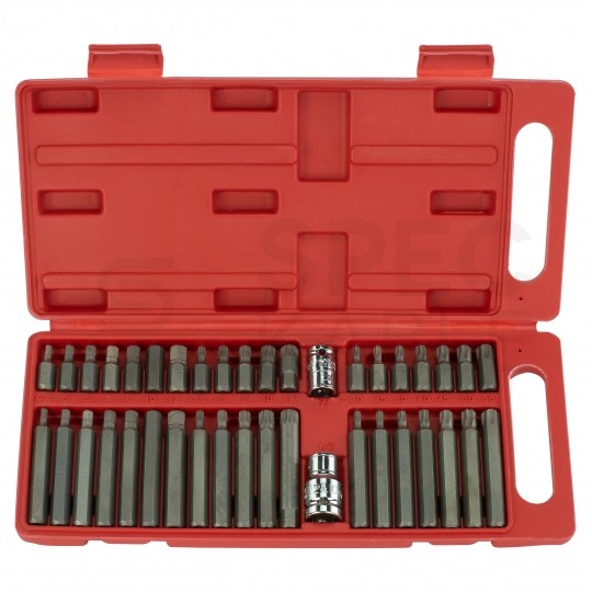 Zestaw końcówek wkrętakowych (torx, imbus, spline) 40 elementów + walizka MAR-POL