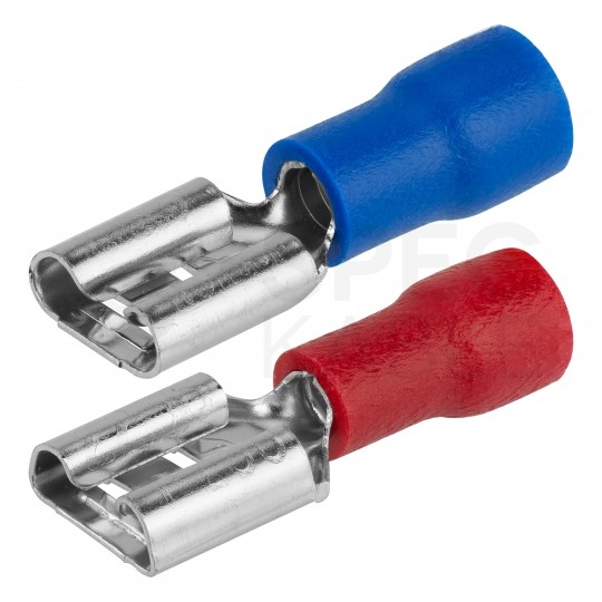 Zestaw konektorów izolowanych 0,5-2,5mm2 MIX końcówek kablowych Kraft&Dele 300szt w pudełku