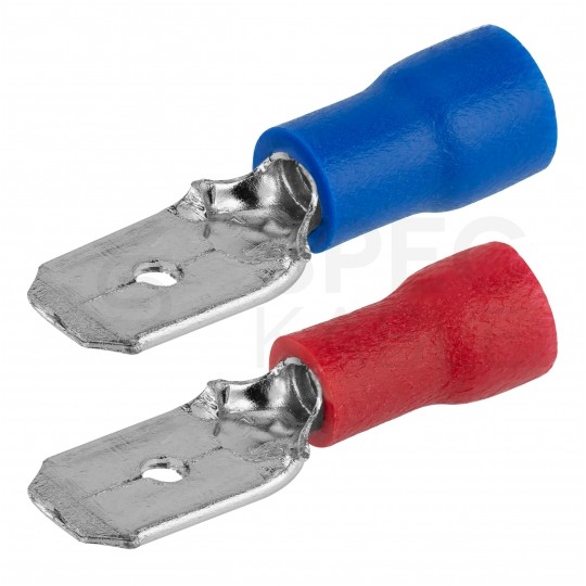 Zestaw konektorów izolowanych 0,5-2,5mm2 MIX końcówek kablowych Kraft&Dele 300szt w pudełku