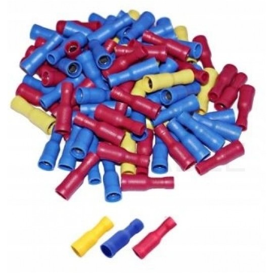 Zestaw konektorów izolowanych 0,5-6,0mm2 MIX końcówek kablowych ADELID 600szt w pudełku