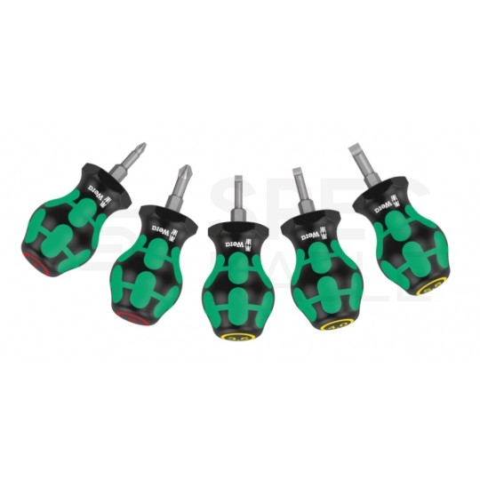 Zestaw krótkich wkrętaków 5szt. Wera Stubby Set 1