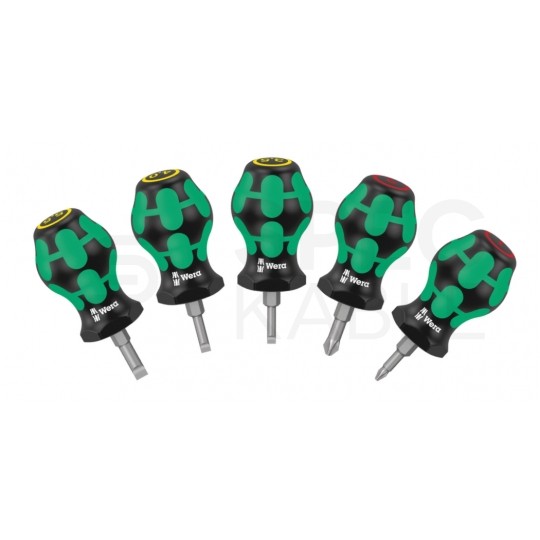 Zestaw krótkich wkrętaków 5szt. Wera Stubby Set 1