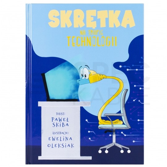 Zestaw książek dla dzieci "Skrętka na tropie technologii" + "Skrętka na tropie retro technologii" Paweł Skiba + GRATIS patchcord NEKU