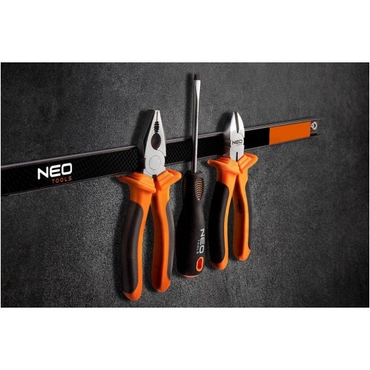 Zestaw listw uchwytów magnetycznych na narzędzia organizer 3szt. udźwig 3-10kg NEO 84-144