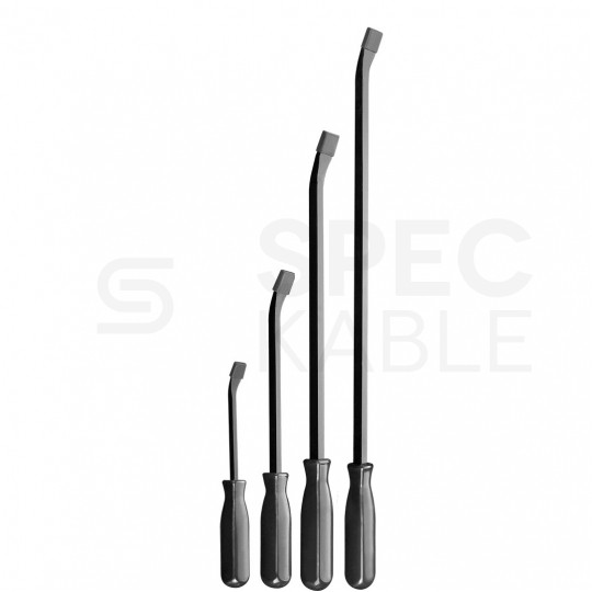 Zestaw łomów breszek 4 sztuki: 6x200mm, 9x300mm, 11x450mm, 11x600mm NEO 11-113