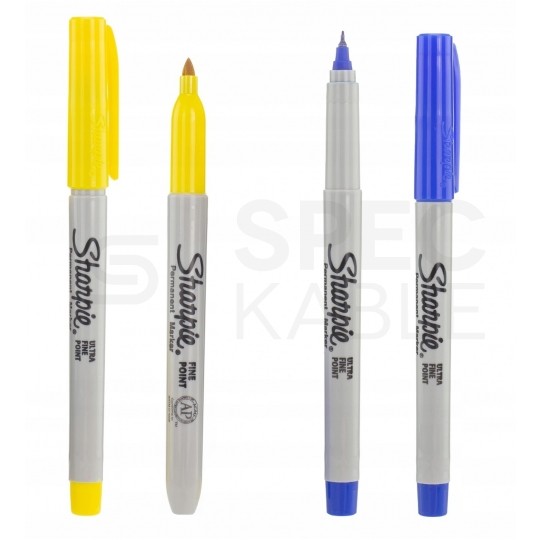 Zestaw markerów permanentnych Sharpie "Eye" 30 kolorów (24x Fine 1,0mm + 6x Ultra Fine 0,5mm) + GRATIS Piórnik do kolorowania