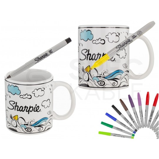 Zestaw markerów permanentnych Sharpie "Lion" 26 kolorów 20x Fine Point 1.0mm + 6x Ultra Fine Point 0.5mm