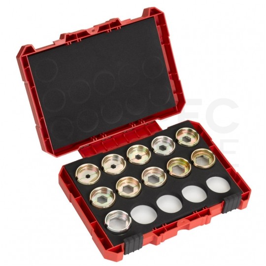 Zestaw matryc zaciskowych Cu 16-300mm do zaciskarki 11szt M18 HCCT MILWAUKEE