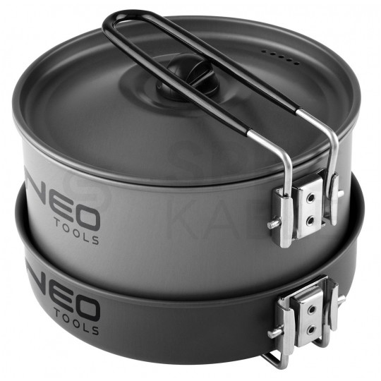 Zestaw naczyń turystycznych 3w1 na kamping NEO 63-145