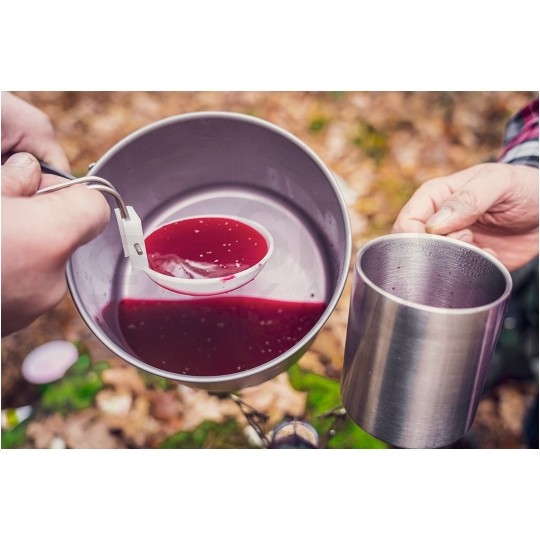 Zestaw naczyń turystycznych 7w1 na kamping NEO 63-146