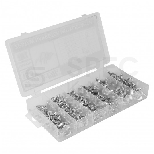 Zestaw nakrętek motylkowych 150szt. MAR-POL