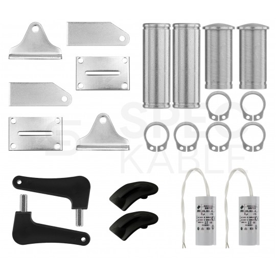 Zestaw napęd automatyczny do bram skrzydłowych FAAC ALFA 414 (2x siłownik + 1x pilot + moduł radiowy + centrala + fotokomórki + akcesoria)