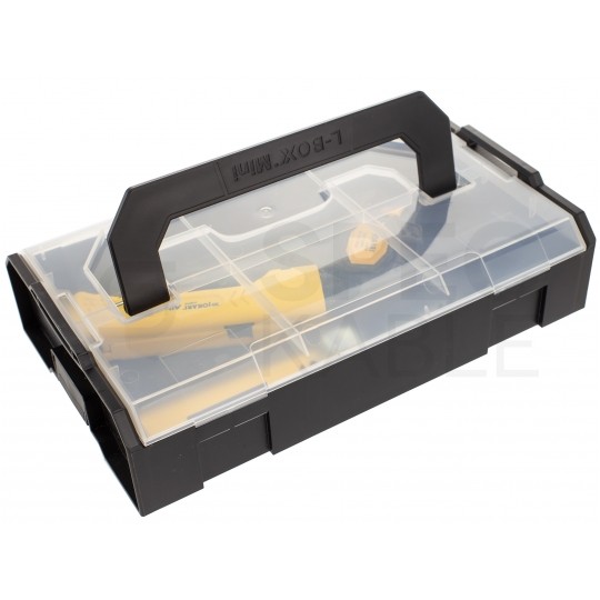 Zestaw narzędzi do ściągania izolacji Ściągacz automatyczny i Noże Jokari w walizce CZARNY