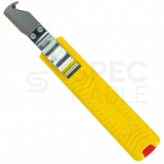 Zestaw narzędzi do ściągania izolacji Ściągacz automatyczny i Noże Jokari w walizce SZARY