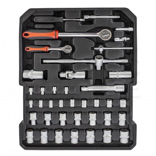 Zestaw narzędzi i kluczy warsztatowych 188 elementów walizka narzędziowa Kraft&Dale KD314