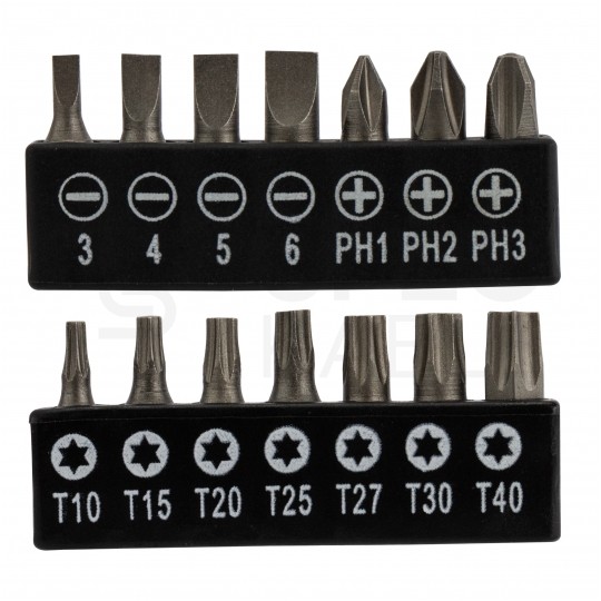 Zestaw narzędzi i kluczy warsztatowych 56 elementów TOPEX 38D224 + walizka