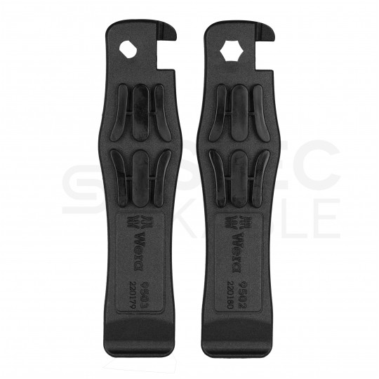 Zestaw narzędzi rowerowych bitów z nasadkami i grzechotką z etui 39 elementów + 2 łyzki do opon Bicycle Set 3 WERA