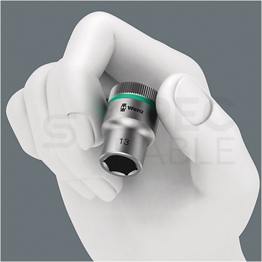 Zestaw narzędzi rowerowych bitów z nasadkami i grzechotką z etui 39 elementów + 2 łyzki do opon Bicycle Set 3 WERA