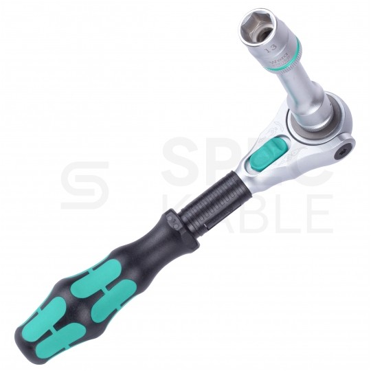 Zestaw narzędzi rowerowych wielofunkcynych kluczy nasadowych i bitów z grzechotką i etui 27 elementów Bicycle Set 7 WERA