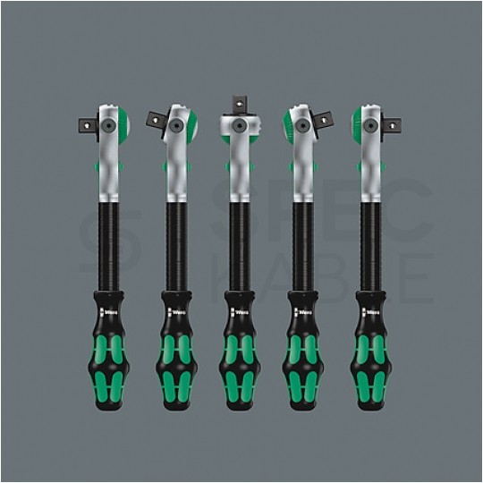 Zestaw narzędzi rowerowych wielofunkcynych kluczy nasadowych i bitów z grzechotką i etui 27 elementów Bicycle Set 7 WERA