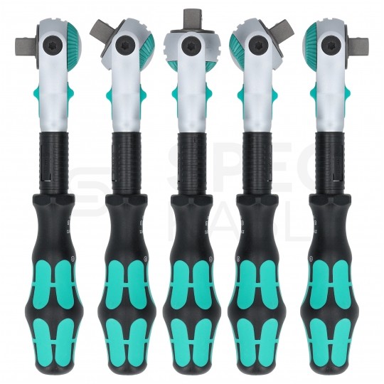 Zestaw narzędzi rowerowych wielofunkcynych kluczy nasadowych i bitów z grzechotką i etui 27 elementów Bicycle Set 7 WERA