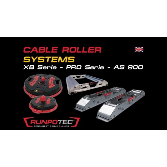 Zestaw narzędzi (Rozwijak bębnowy do kabli i przewodów XB 300 + Trzpień wielofunkcyjny do rozwijaków + Walizka narzędziowa) 10170 RUNPOTEC