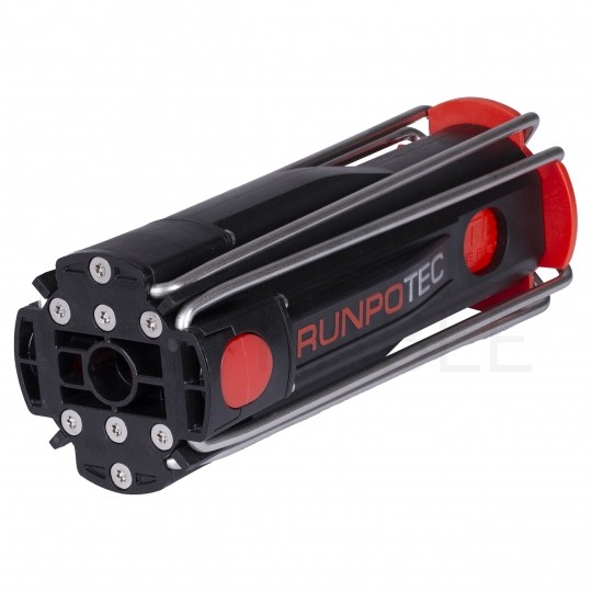 Zestaw narzędzi (Rozwijak bębnowy do kabli i przewodów XB 300 + Trzpień wielofunkcyjny do rozwijaków + Walizka narzędziowa) 10170 RUNPOTEC