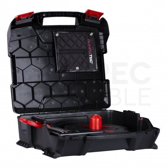 Zestaw narzędzi (Rozwijak bębnowy do kabli i przewodów XB 300 + Trzpień wielofunkcyjny do rozwijaków + Walizka narzędziowa) 10170 RUNPOTEC