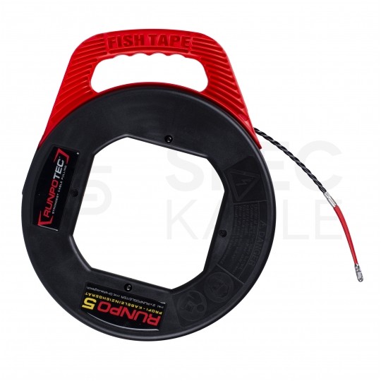 Zestaw narzędzi (Rozwijak bębnowy do kabli i przewodów XB 500 + Spirala do przeciągania kabli RUNPO 5 + Plecak wielofunkcyjny 18l) 11147 RUNPOTEC