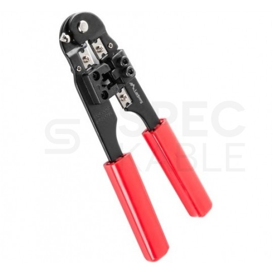 Zestaw narzędzi sieciowych Tester kabli LAN Zaciskarka RJ45 Komplet 4 elementów + etui LANBERG