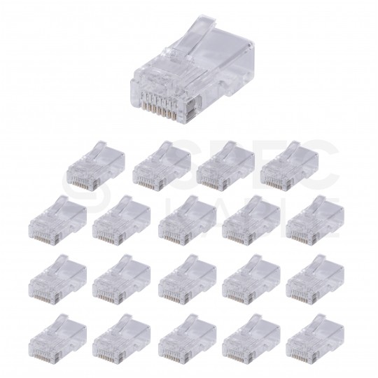 Zestaw narzędzi sieciowych Tester kabli LAN Zaciskarka RJ45 Komplet 6 elementów + etui NEKU