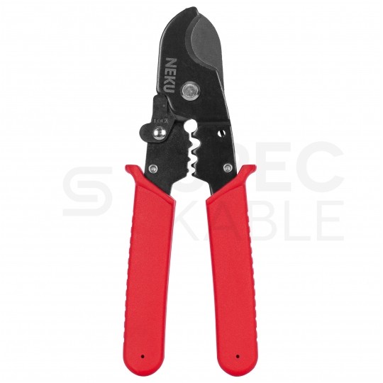 Zestaw narzędzi solarnych MC4 PV 11w1 + etui NEKU (ściągacz izolacji + zaciskarka MC4 z pozycjonerem + klucze + nożyce + 2 wkrętaki + konektory)