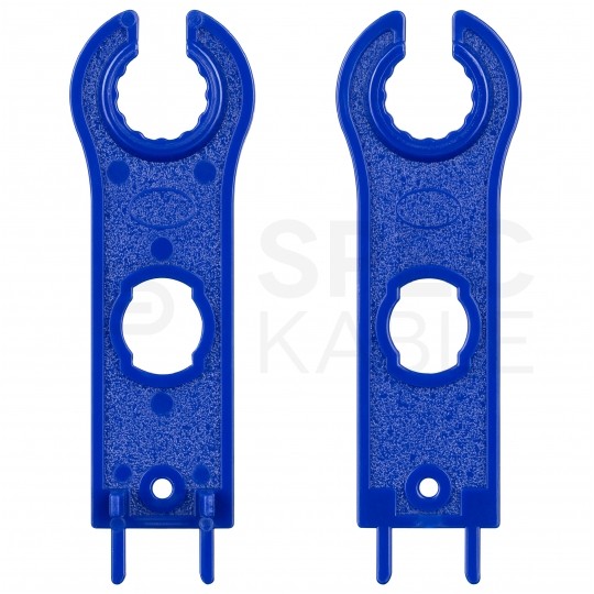 Zestaw narzędzi solarnych MC4 PV 11w1 + etui NEKU (ściągacz izolacji + zaciskarka MC4 z pozycjonerem + klucze + nożyce + 2 wkrętaki + konektory)