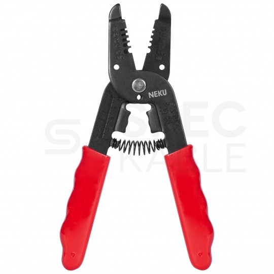 Zestaw narzędzi solarnych MC4 PV 7w1 + etui NEKU (ściągacz izolacji + zaciskarka MC4 + klucze + konektory)