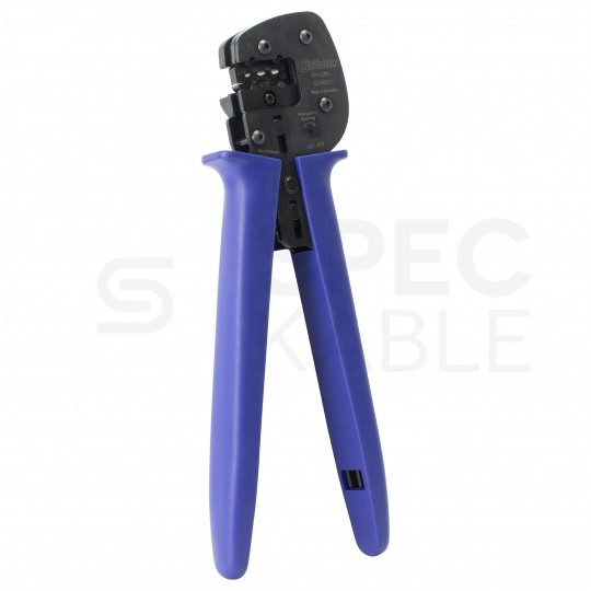 Zestaw narzędzi solarnych MC4 PV Staubli Multi-Contact + walizka (zaciskarka MC4 z pozycjonerem + klucze + plastikowe pudełko)