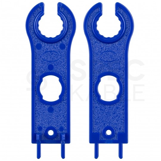Zestaw narzędzi solarnych MC4 PV + walizka NEKU (ściągacz izolacji + zaciskarka MC4 z pozycjonerem + klucze)