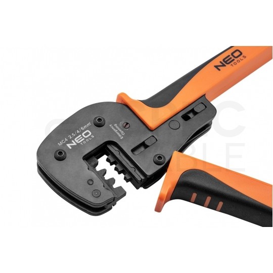 Zestaw narzędzi solarnych MC4 PV + walizka NEO 01-559 (ściągacz izolacji + zaciskarka MC4 + klucze + obcinak do kabli)
