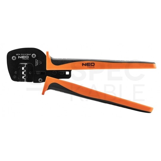 Zestaw narzędzi solarnych MC4 PV + walizka NEO 01-559 (ściągacz izolacji + zaciskarka MC4 + klucze + obcinak do kabli)